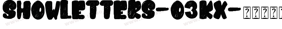 Showletters-o3Kx字体转换 Showletters-o3Kx字体转换