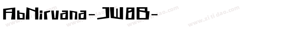 AbNirvana-JW8B字体转换