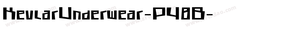 KevlarUnderwear-PY8B字体转换