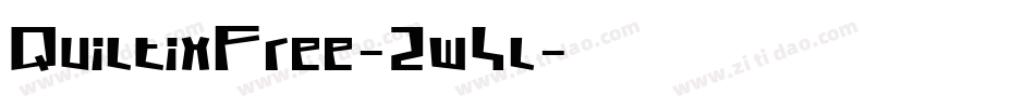 QuiltixFree-2w4l字体转换