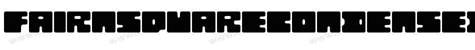 FairNSquareCondensedRegularItalic-r037字体转换