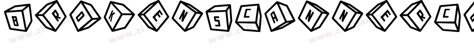 BrokenScannerCondensedOblique-y5WM字体转换