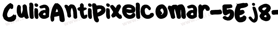 CuliaAntipixelcomar-5Ej8字体转换