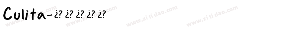 Culita字体转换