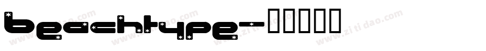 Beachtype字体转换