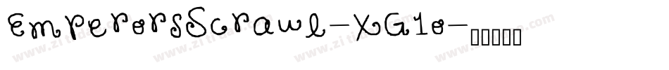 EmperorsScrawl-XG1o字体转换