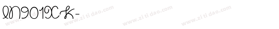 IN901XK字体转换