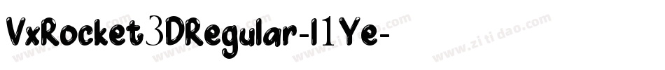 VxRocket3DRegular-l1Ye字体转换