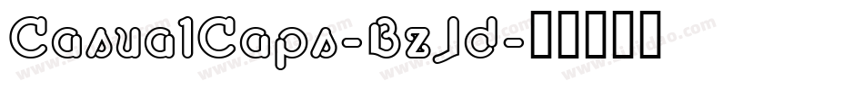 CasualCaps-BzJd字体转换