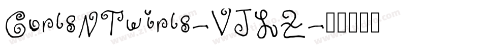 CurlsNTwirls-VJLZ字体转换