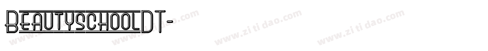 BeautyschoolDT字体转换