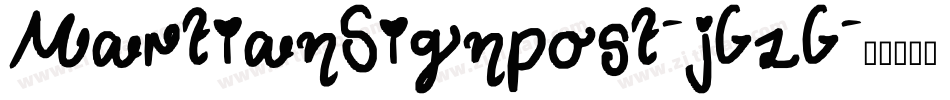 MartianSignpost-jGzG字体转换