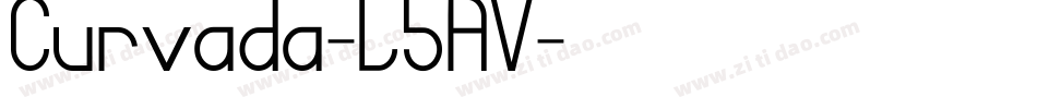 Curvada-l5AV字体转换