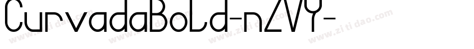 CurvadaBold-nZVY字体转换