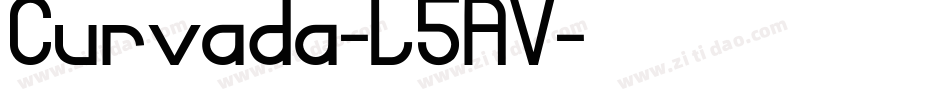 Curvada-l5AV字体转换
