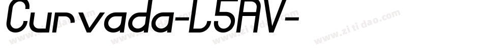 Curvada-l5AV字体转换