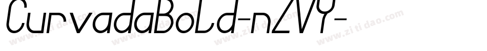 CurvadaBold-nZVY字体转换