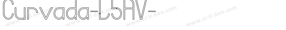 Curvada-l5AV字体转换