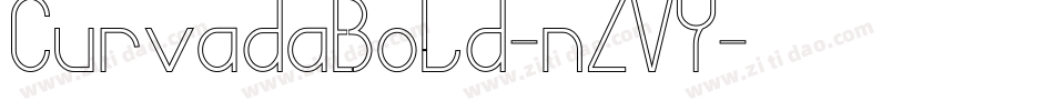CurvadaBold-nZVY字体转换