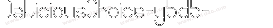 DeliciousChoice-y5d5字体转换