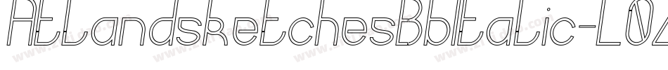 AtlandsketchesBbItalic-L0Z字体转换 AtlandsketchesBbItalic-L0Z字体转换