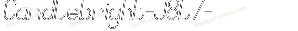 Candlebright-J8l7字体转换