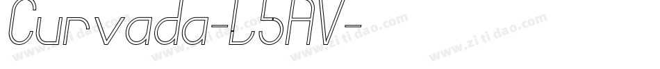Curvada-l5AV字体转换