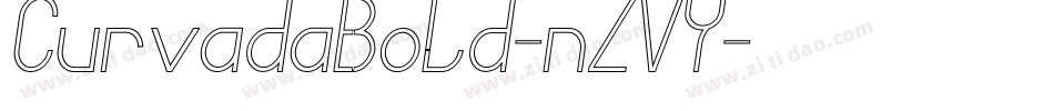CurvadaBold-nZVY字体转换