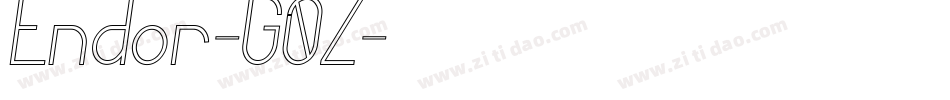 Endor-G0Z字体转换 Endor-G0Z字体转换