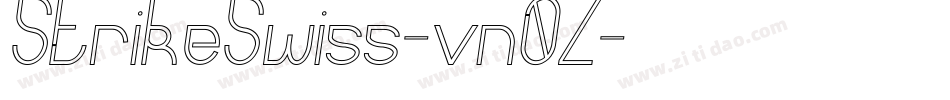 StrikeSwiss-vn0Z字体转换
