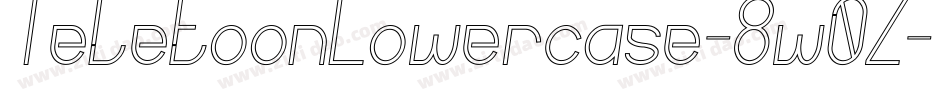 TeletoonLowercase-8w0Z字体转换