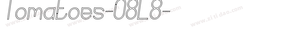 Tomatoes-O8L8字体转换