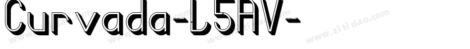 Curvada-l5AV字体转换