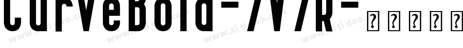 CurveBold-7V7R字体转换