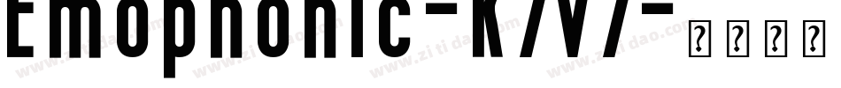 Emophonic-K7v7字体转换