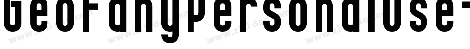 GeofanyPersonalUse-p7R2d字体转换