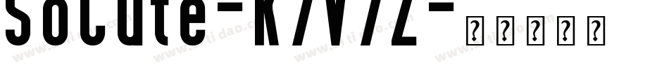 SoCute-K7V7Z字体转换