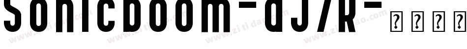 Sonicboom-dJ7R字体转换