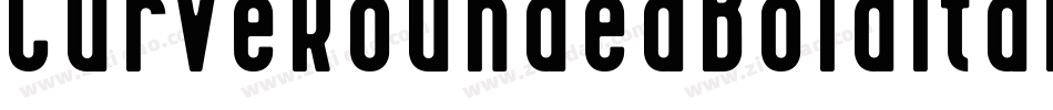 CurveRoundedBoldItalic-BKl3字体转换