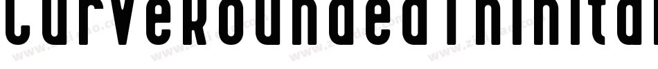 CurveRoundedThinItalic-KXKA字体转换