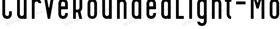 CurveRoundedLight-Movw字体转换