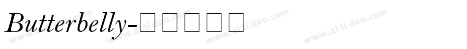 Butterbelly字体转换