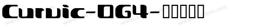 Curvic-OG4字体转换