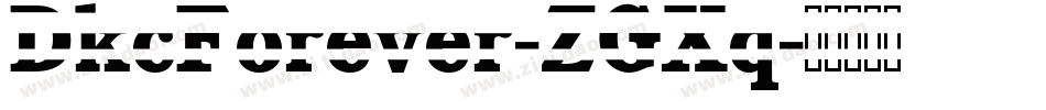 DkcForever-ZGXq字体转换