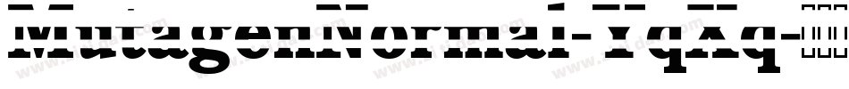MutagenNormal-YqXq字体转换