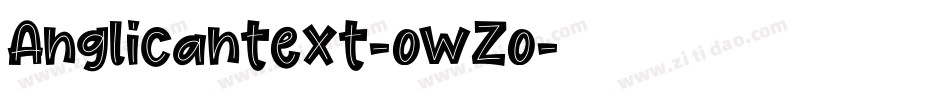 Anglicantext-owZo字体转换