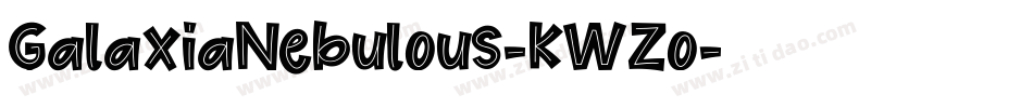 GalaxiaNebulous-KWZo字体转换