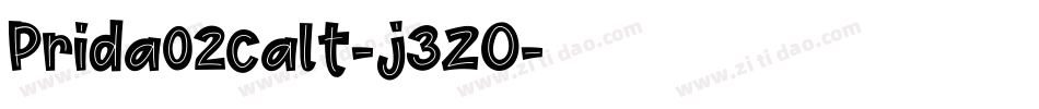 Prida02calt-j3zO字体转换