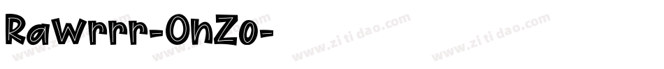 Rawrrr-OnZo字体转换