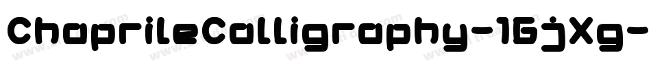 ChaprileCalligraphy-1GjXg字体转换